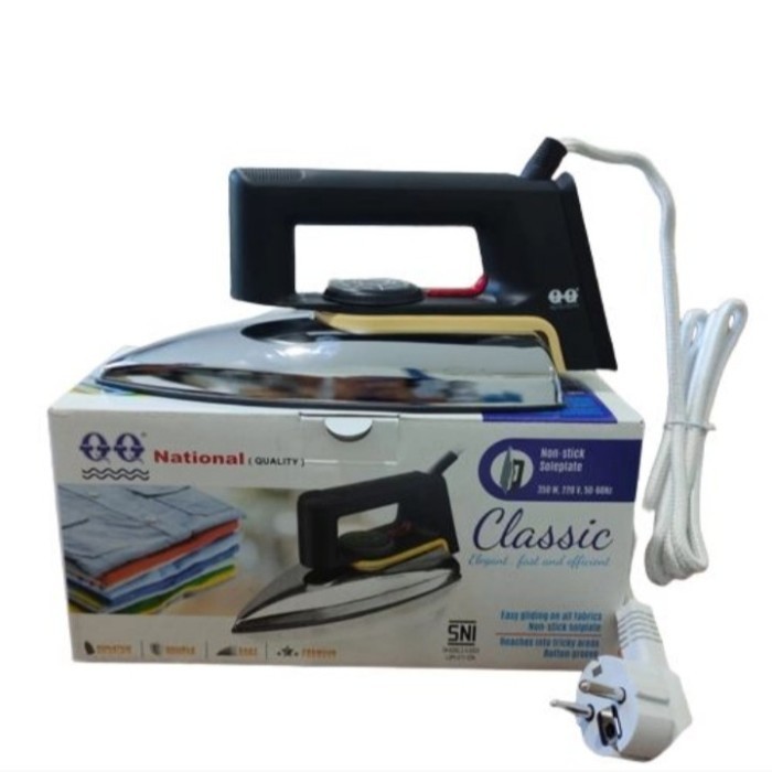Setrika QQ Nasional Classic Gosokan Baju Termurah Surabaya