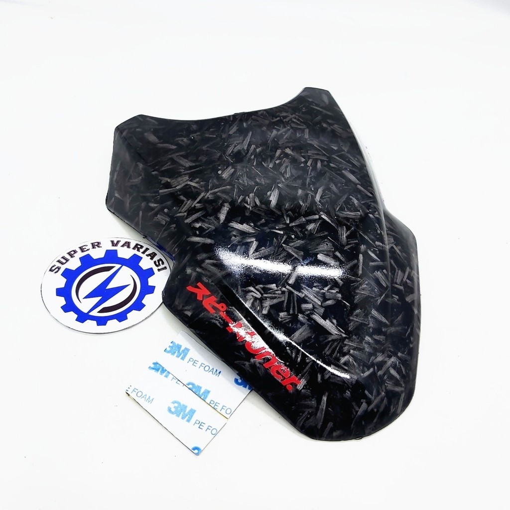Visor vario 160 karbon forged celup - free stiker dan free double tape