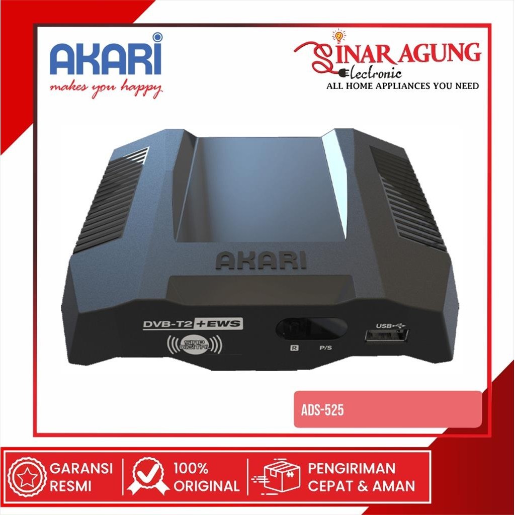 AKARI ADS-525 / ADS525 SET TOP BOX DIGITAL - GARANSI RESMI