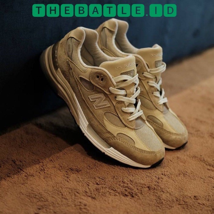 SEPATU NB NEW BALANCE 992 TAN BNIB ORIGINAL