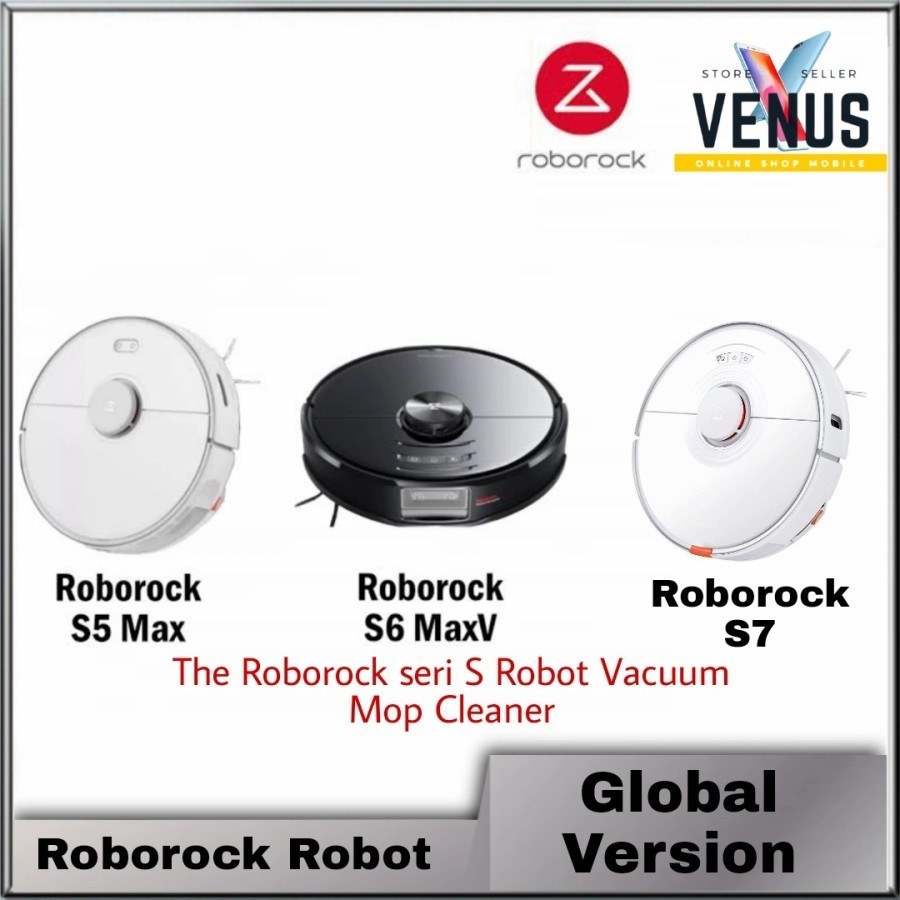 Roborock S5 Pengisap Debu Robotik - Kapasitas 0.6L, Berat 3.5kg, Daya Hisap 2000Pa
