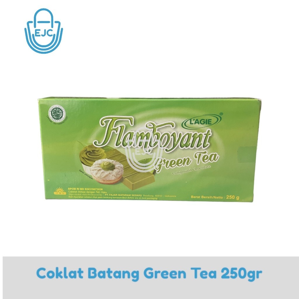 

[EJC] Flamboyan Green Tea Coklat Batang Green Tea By Lagie 250gr