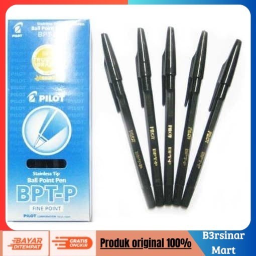 

[[KUALITAS TERBAIK]] PEN PILOT / PULPEN BPTP LUSIN Hitam COD