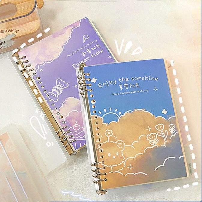 

Binder Note A5 B5 Buku Tulis Notebook Aesthetic Korea Notebook Spiral Binder Kuliah