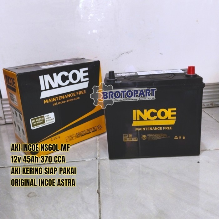 Aki Mobil Suzuki Ertiga, Baleno INCOE NS60L MF Aki Kering