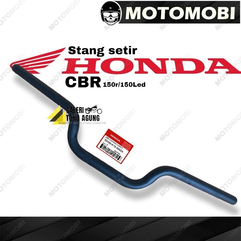 stang motor stang stir setir honda CBR 150 CBR150 led cb 150 r led pendek pcx HITAM AHM 100% ORI
