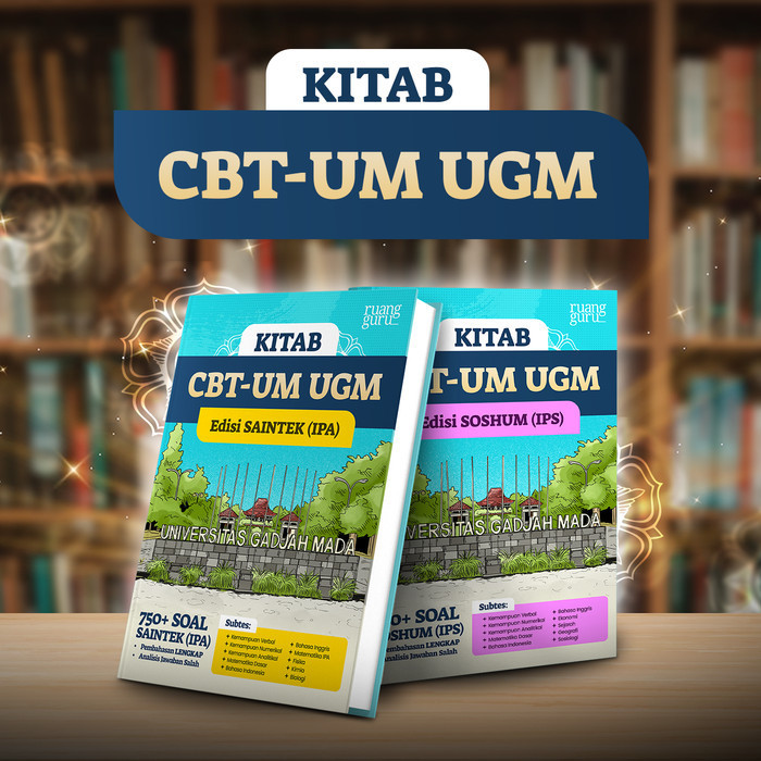 [PROMO MURAH] Kitab UM UGM 2023 Ruangguru - KD+SOSHUM