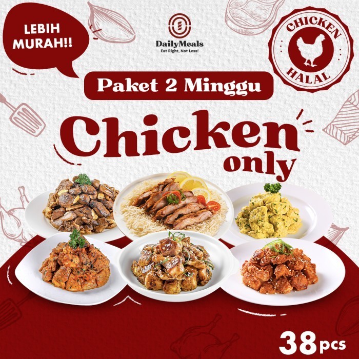 

Paket Diet 2 Minggu - Meal Prep Ayam / Chicken Mix Variant