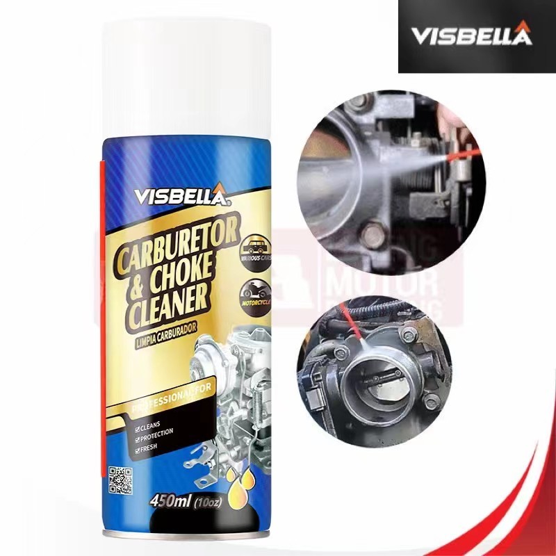 VISBELLA Bersihkan dalam 3 detik carburator cleaner pembersih karburator cairan pembersih motor mobi