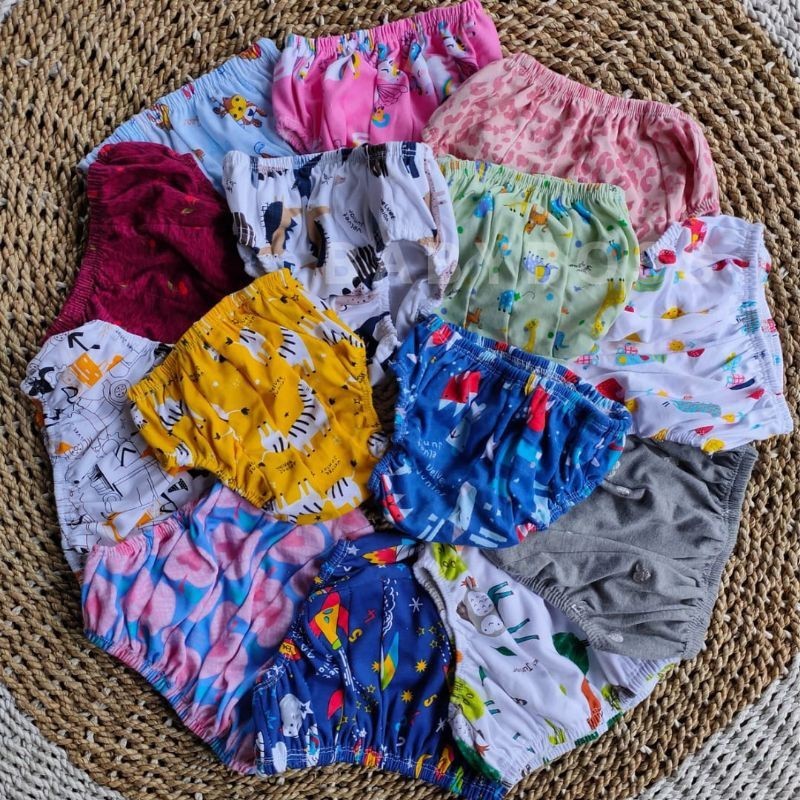 Paket 3Pcs Celana dalam Anak Libby Velvet Cewek Cowok Usia 1 - 5 Tahun | CD Anak Laki Perempuan BB 7