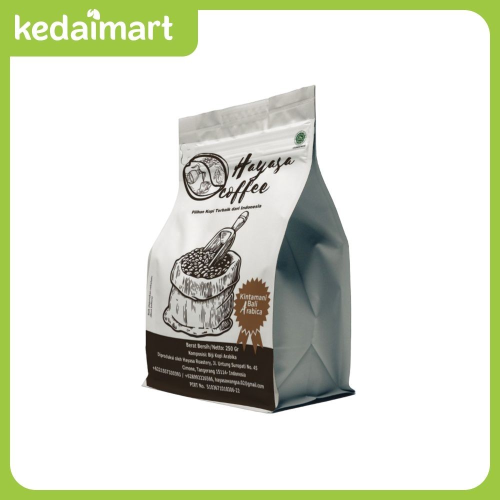 

Hayasa Kopi Arabika Bali Kintamani Bubuk Kasar 250 Gram