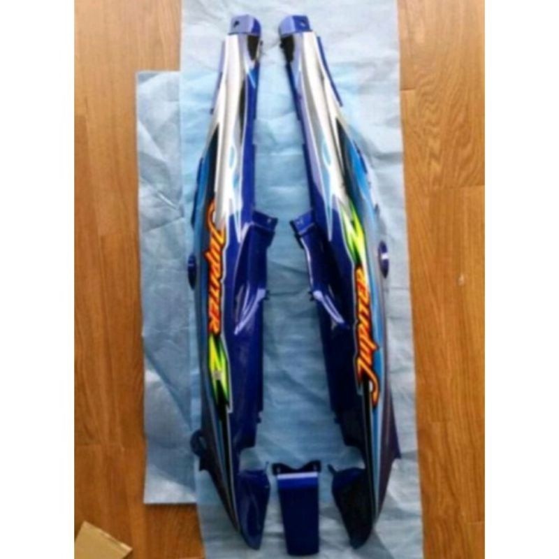 cover bodi body jupiter Z lama warna biru+sticker