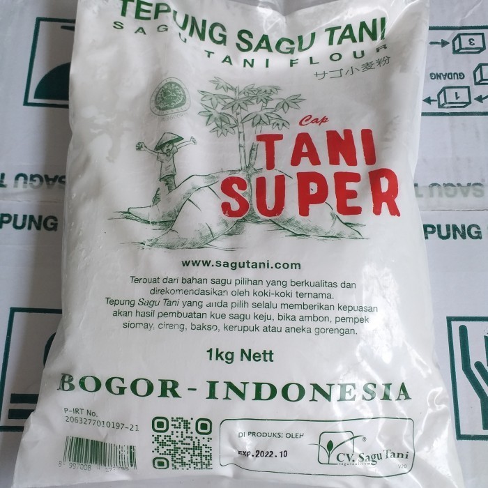 

[[Preium]] Tepung Sagu Tani Super 1 Kg