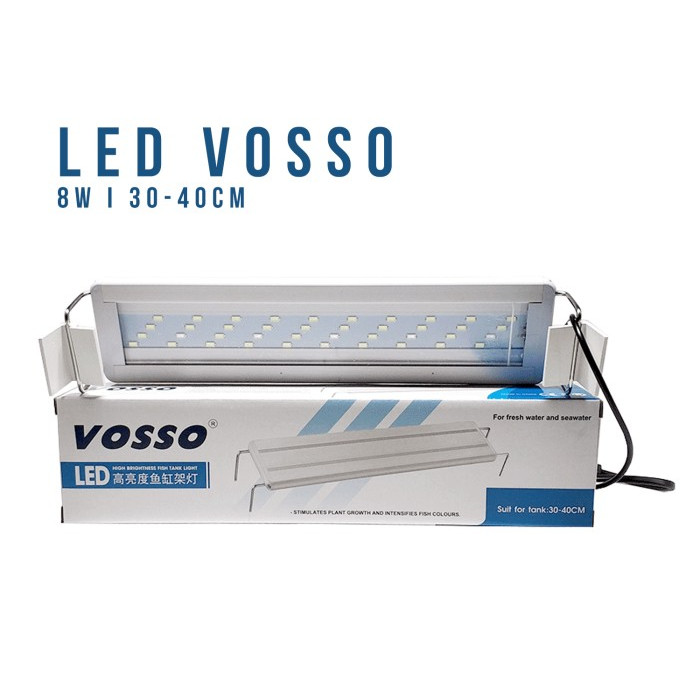 Lampu Led Aquarium 30 - 40cm VOSSO VS-A300