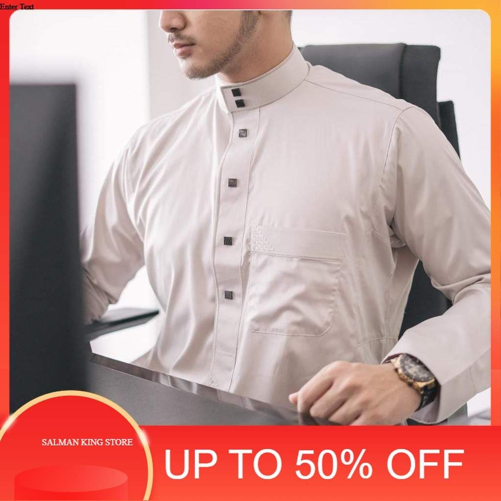 JUBAH REMAJA AL HARAMAIN BORDIR KANCING KOTAK PREMIUM DISTRIBUTOR PAKAIAN MUSLIM