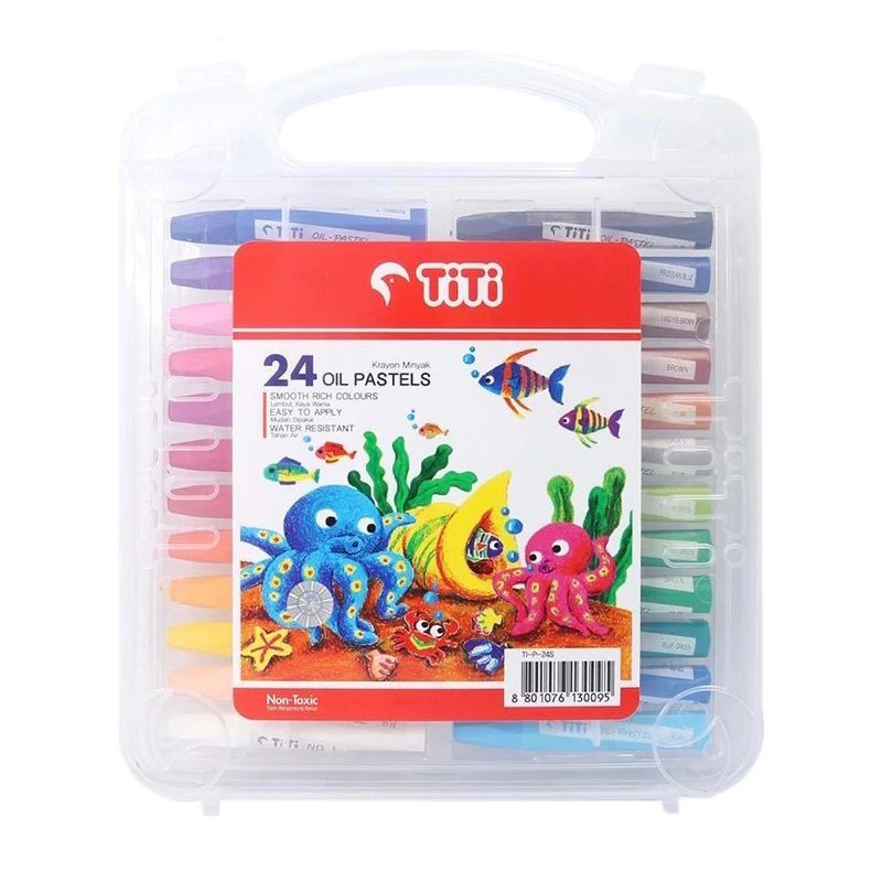 

Crayon/Oil pastel TiTi 24 warna ( 1set )