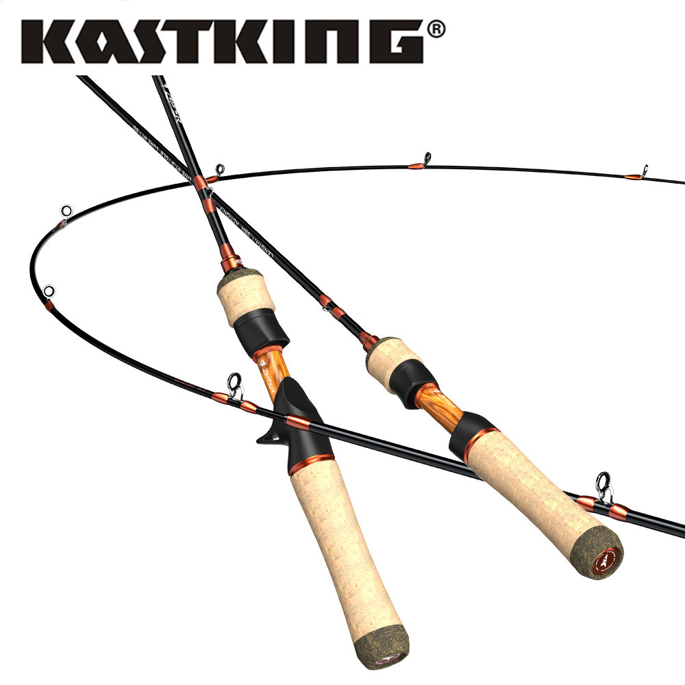 KastKing Zephyr Ultralight Spinning Casting UL Fishing Rod 24 Ton Carbon Fiber 2 Sections 1.53m 1.68
