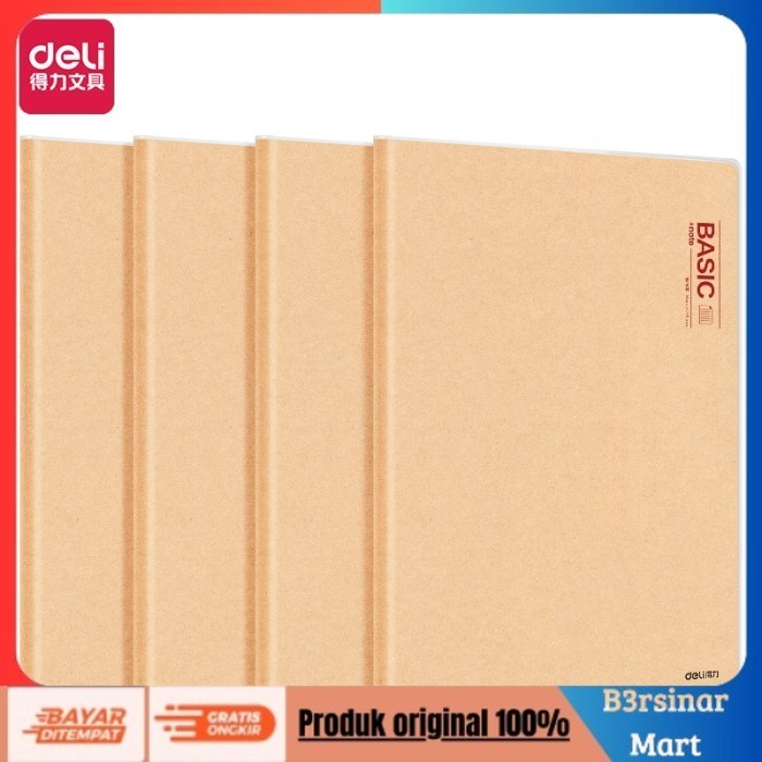 

[KUALITAS TERBAIK] Deli PVC Cover Notebook / Buku Catatan Agenda B5 Cover Lucu T16XX - 96, Basic