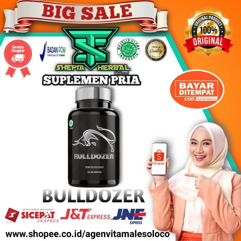 BULLDOZER ORIGINAL OBAT STAMINA PRIA TERMURAH