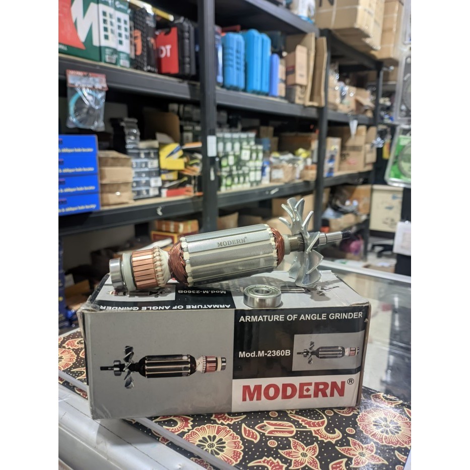 MODERN Angker Mesin Gerinda M2360B Gerinda Grinda Gurinda Angle Grinder Armature M 2360 B M-2360 B M
