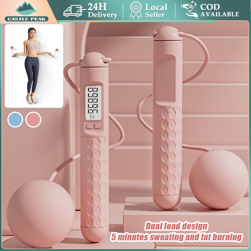 Tali Skipping Tanpa Kabel Olahraga Lompat Tali Bola Skipping Rope / Jump Rope Skiping Workout Alat O