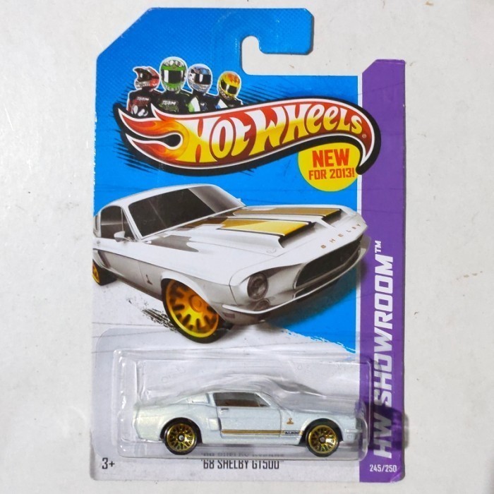 Hotwheels 68 Shelby GT500 putih