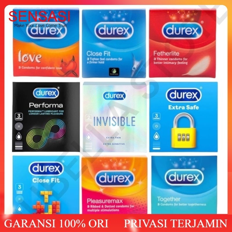 Durex kondom isi 3 pcs / Durex Condom
