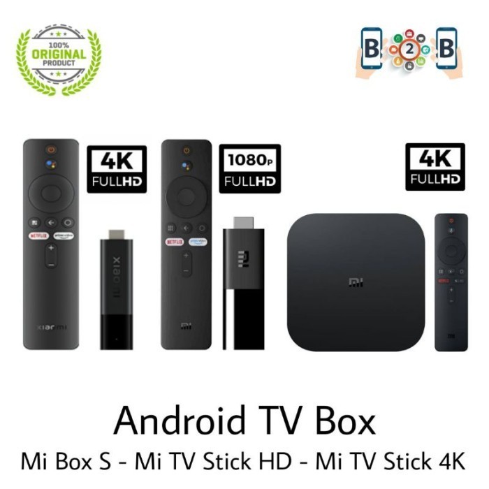 TV BOX S - TV STICK HD - TV STICK GLOBAL VERSION - ANDROID TV