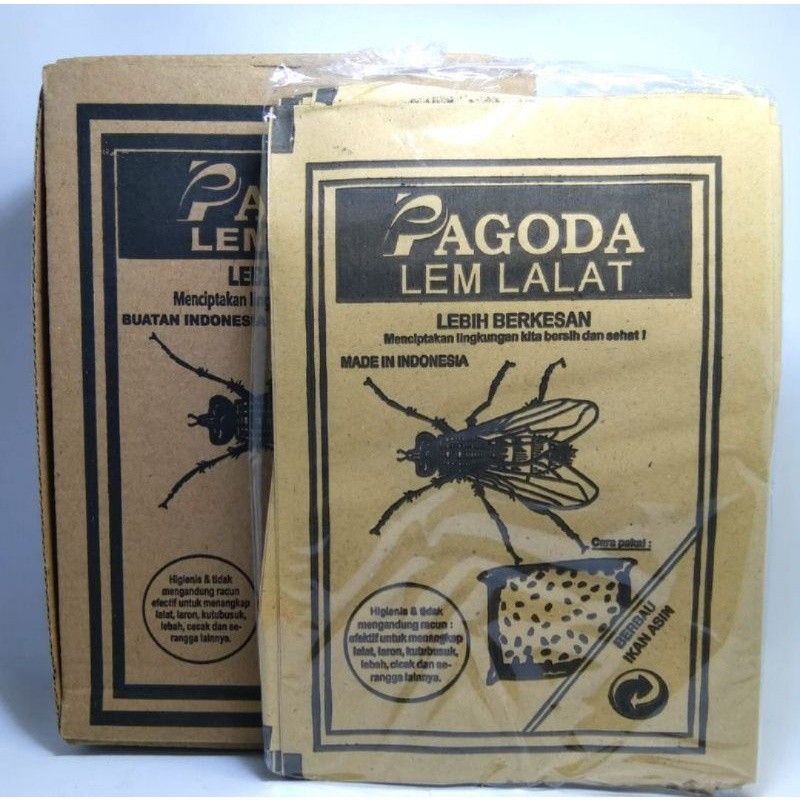

Lem Lalat / Perangkat Lalat / Kertas Lem Lalat Serangga isi 100 Lembar (Lem Lalat merk PAGODA ASLI / Lem Lalat merk LOWE ASLI)