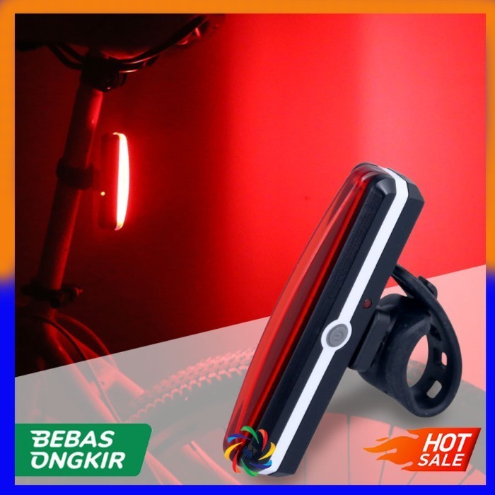 Lampu Belakang Sepeda Rechargeable 500 mAh LED COB 26 Chip