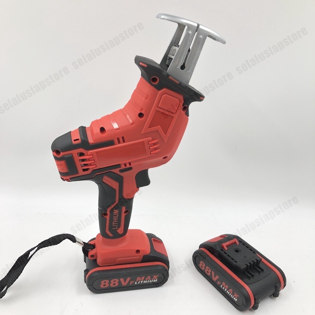 Chainsaw Gergaji Rantai Gergaji Elektrik Mini Portable Genggam Lithium Charger gergaji mesin