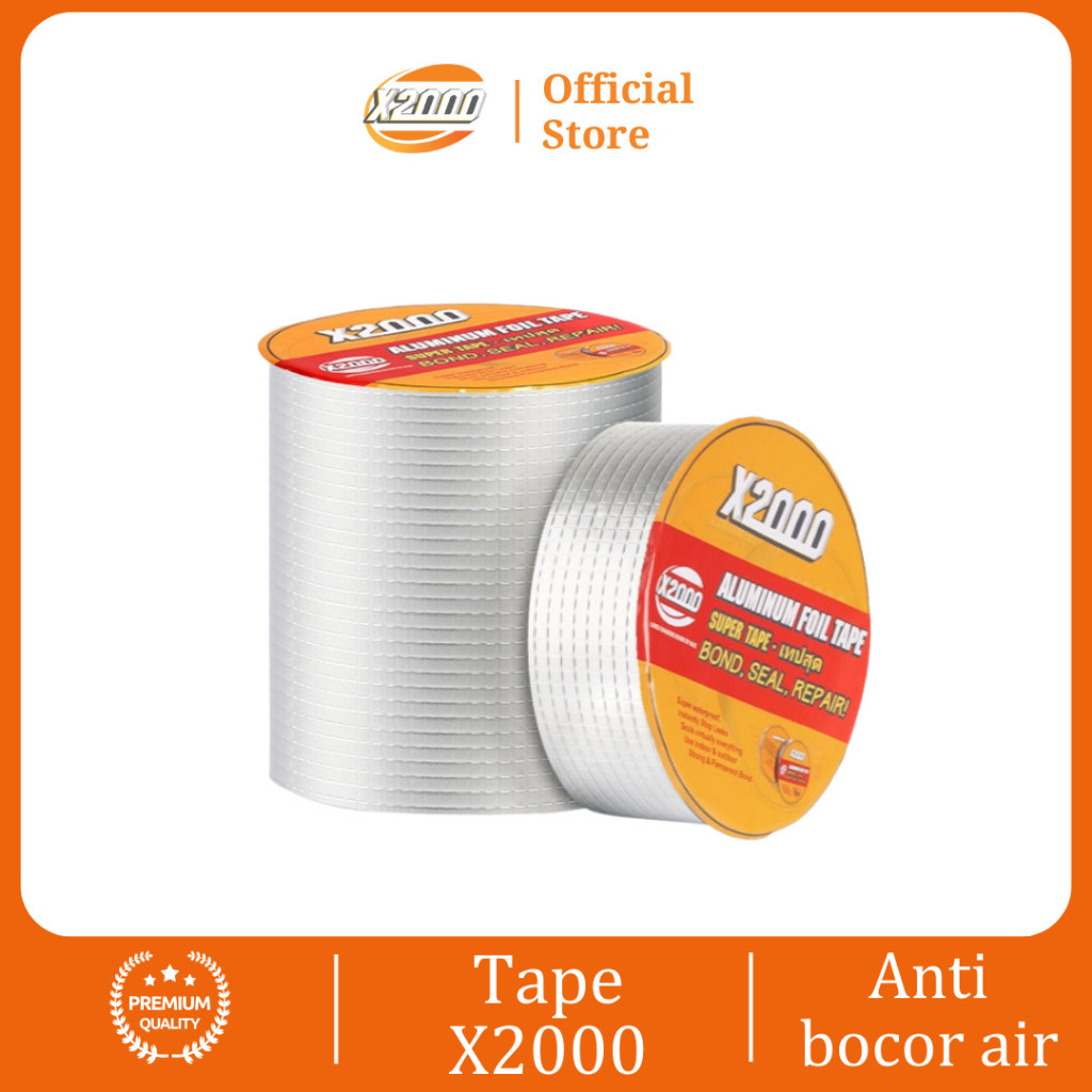 Super Tape X2000 3 Ukuran Anti Bocor Super Kuat Waterproof, Lakban X2000 Flex Tape Super Kuat Perbai