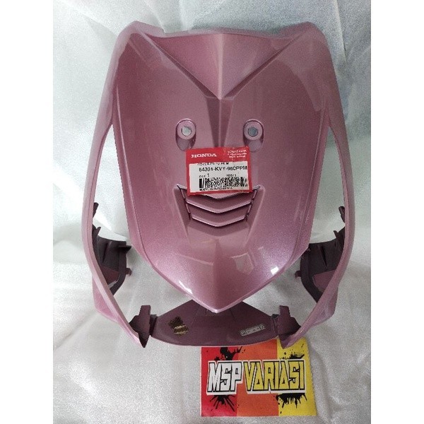 Original 64301 KVY 960PPM Cover FR PD PK M. Cover panel depan Honda Beat Pink