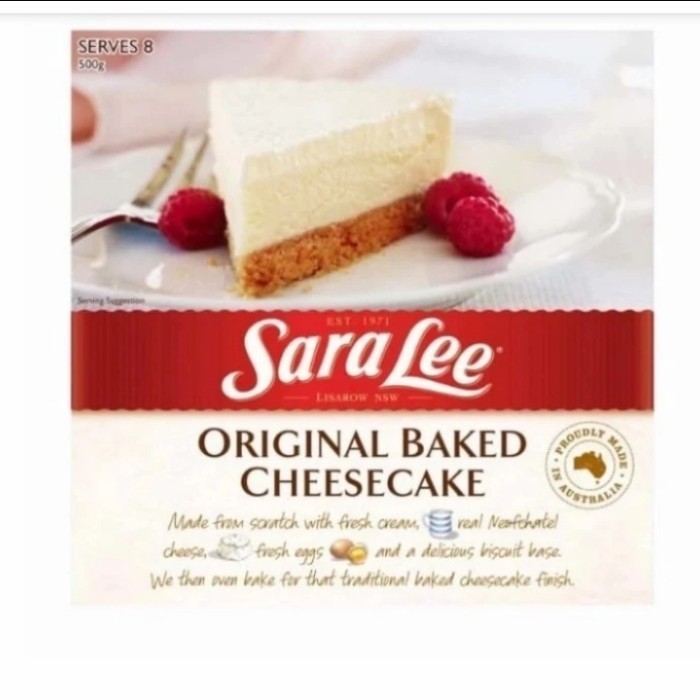

sara lee original cheese cake baked 500gr Frozen food