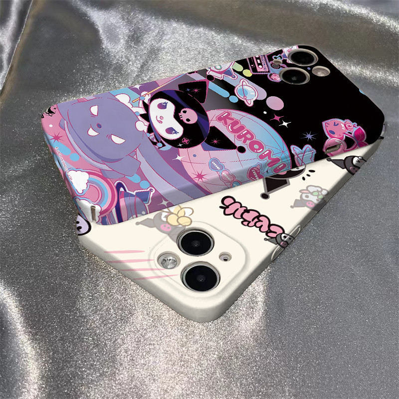 Kuromi Case HP iPhone 15 15Plus 15 Pro Max iPhone 14Pro 13promax 12 11 pro 11P xr xsmax mini 6plus 6