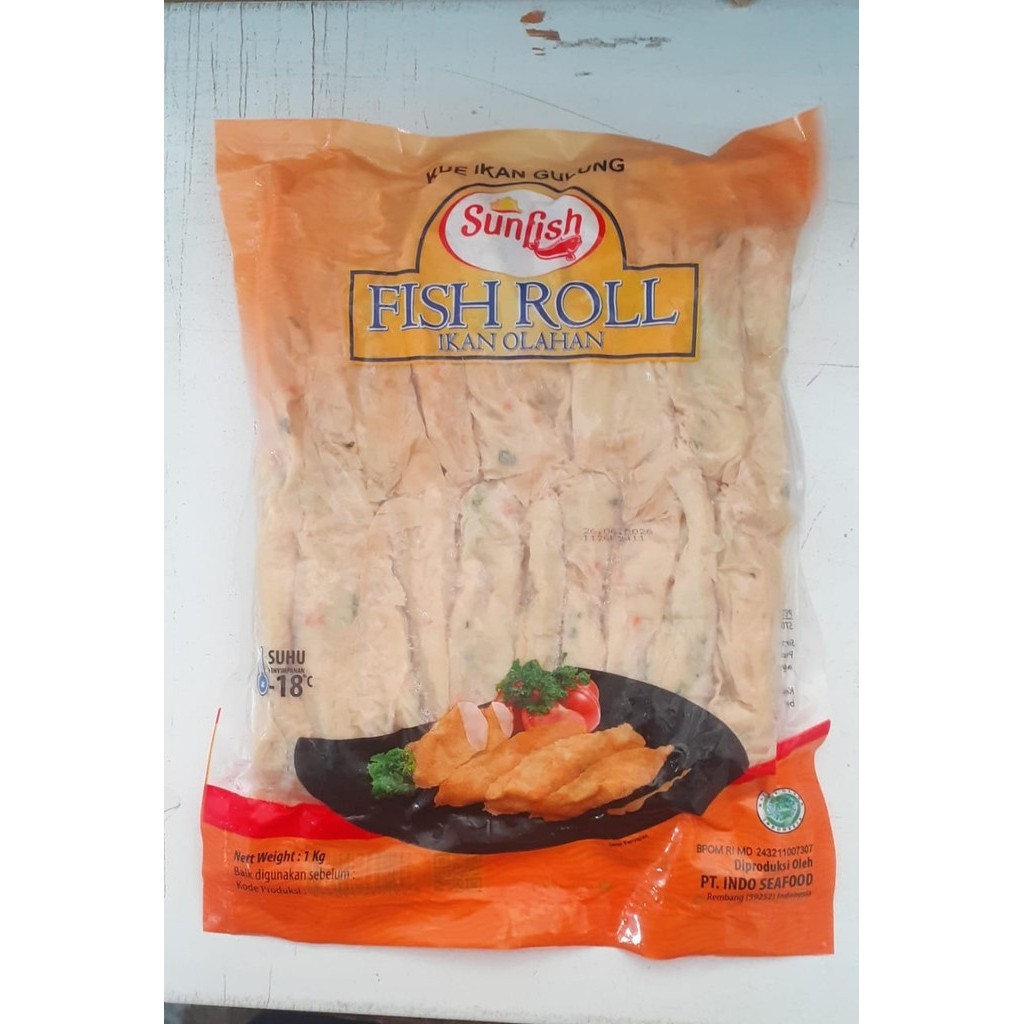 

Sunfish Fish Roll 1 Kg - Olahan Roll Ikan