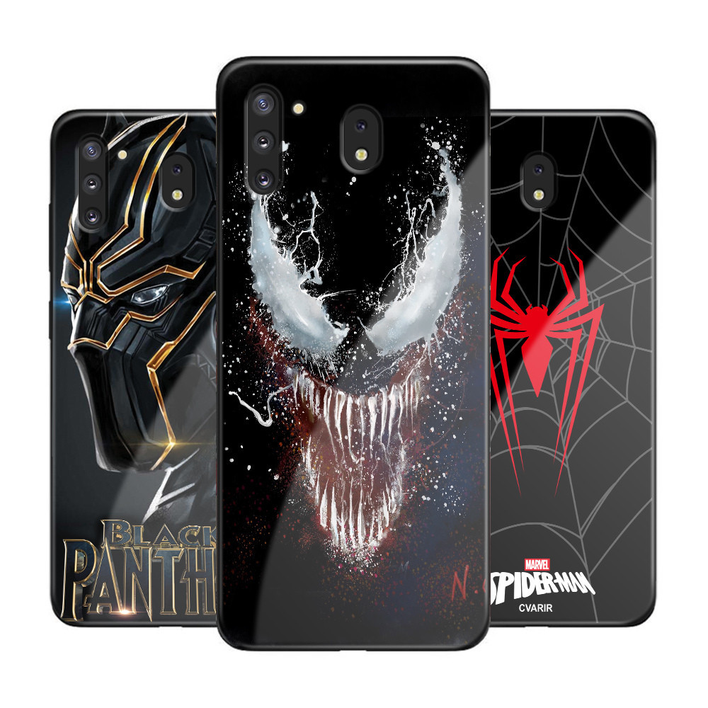 For Samsung Galaxy Note 9 10 Plus Fashion Marvel Superhero Soft Edge Silicone Hard Case Shockproof T