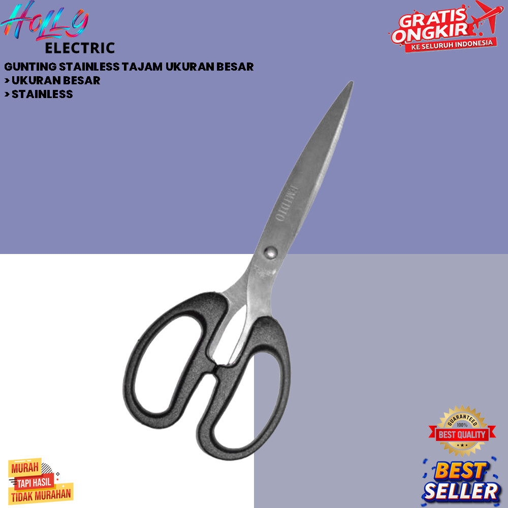 

GUNTING STAINLESS TAJAM UKURAN BESAR {HOLLY}