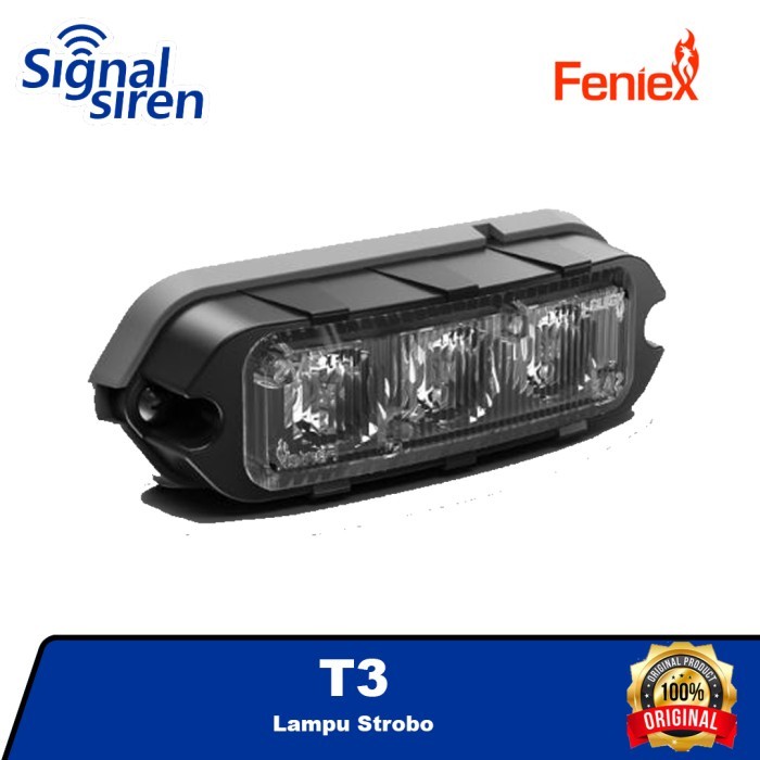 FENIEX T3 Blue Lampu Strobo Mobil