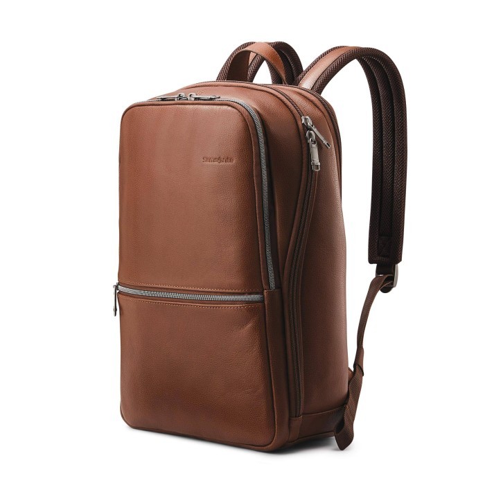 Samsonite Classic Leather Slim Laptop Backpack
