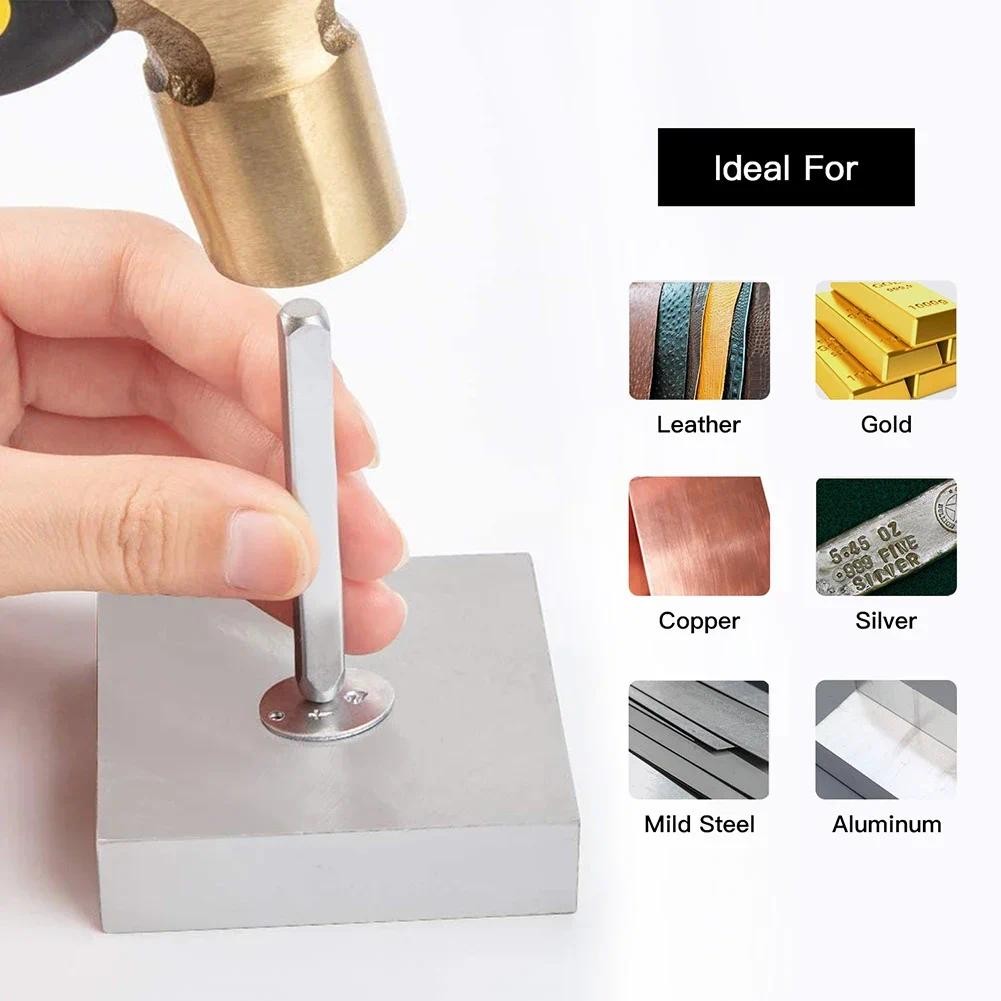 

36Pcs/Set Russian Alphabet Metal Stamps Russian Lettter Puncher DIY Jewerly Stamper Metal Leather Craft Tool Steel Stamp Puncher