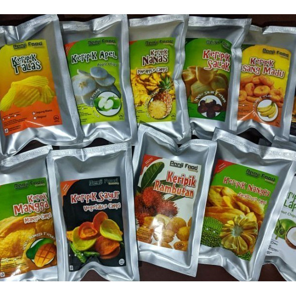 

Keripik Buah & Sayur Paket 10pcs HEMAT