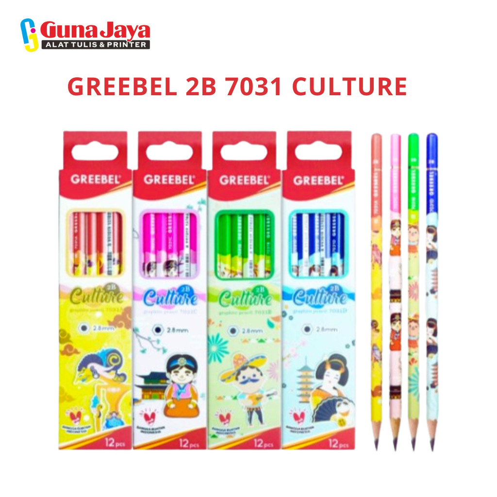 

GREEBEL 2B 7031 CULTURE (SATU SET 12PCS)