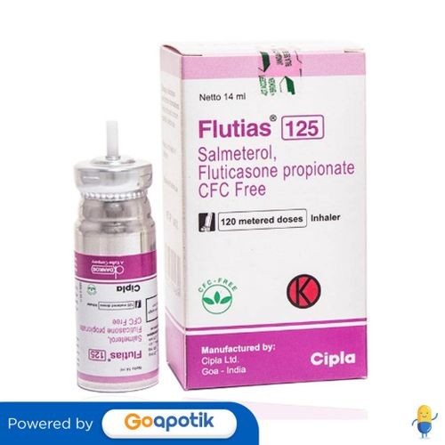 FLUTIAS 125 INHALER 1 CANISTER @ 120 DOSIS (14 ML)
