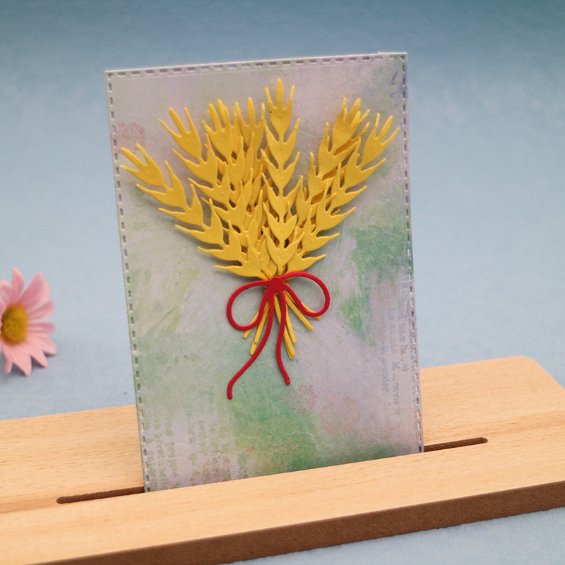 

Frame Metal Wheat Strip Decoration Cutting Dies Album Cover DIY Educational Scrapbook Knife Mould Blade Punch Stencils Dies
