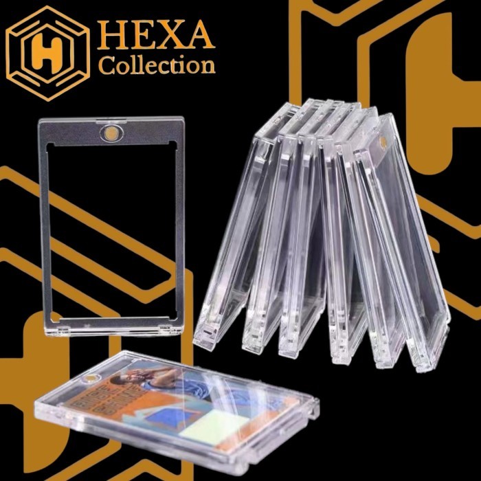 Magnetic Card Holder Case Raw Card TCG Pokemon Onepice Naruto Digimon