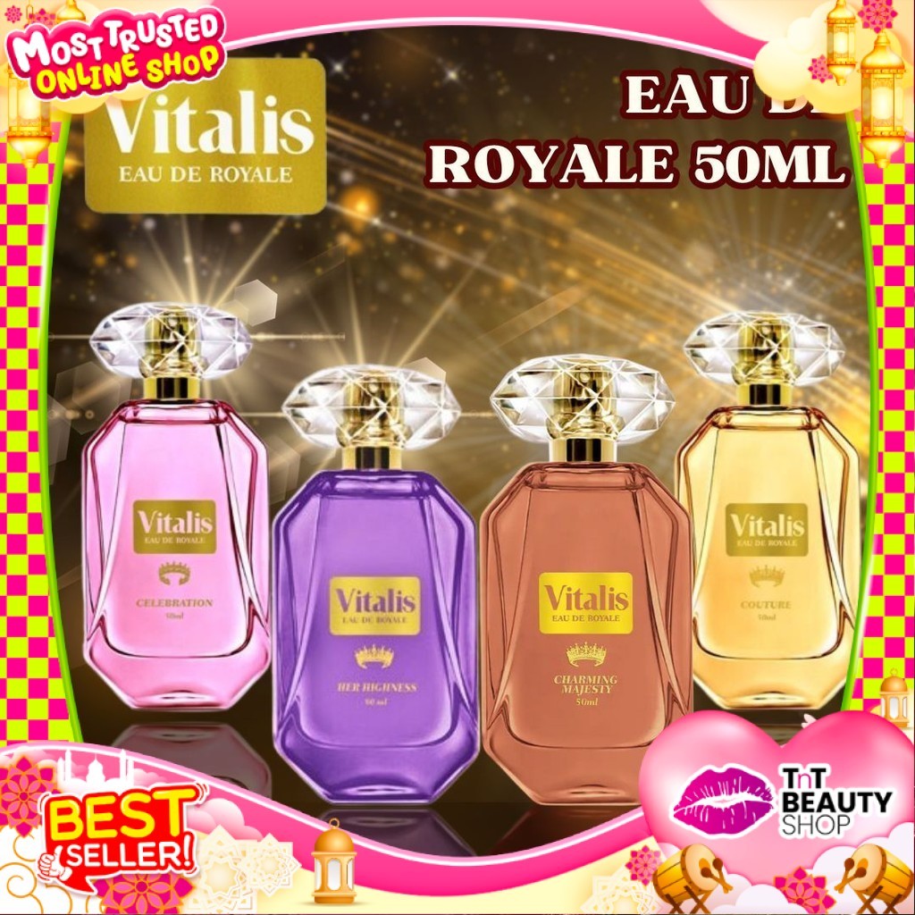 Vitalis Eau De Royale 50ml - Parfum Wanita Long Lasting Luxurious Fragrance | TnT Beauty Shop