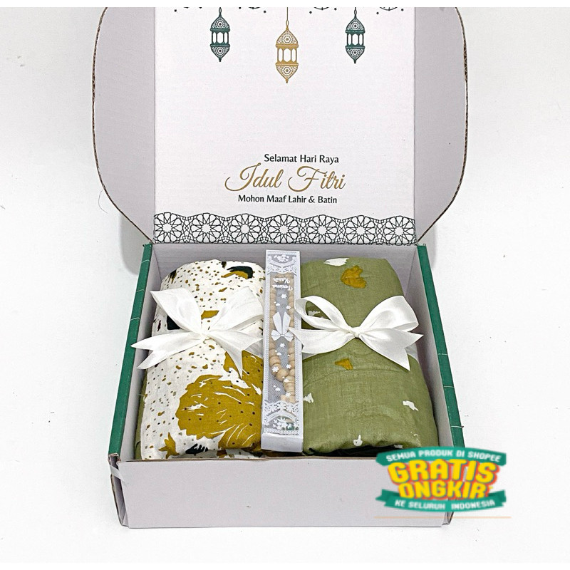 

Hampers Mukena Dewasa Rayon Premium | Hampers Lebaran Mukena/ langsung proses