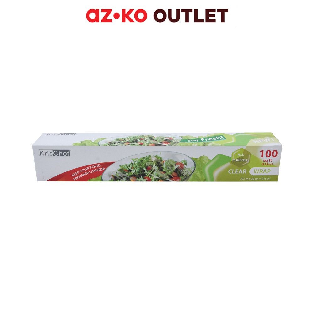 

Krischef 30.5 mtr Plastik Wrap Cling Wrap Pembungkus Makanan Dan Buah Serbaguna Perlengkapan Masak Plastik Wrapping Roll Food Grade