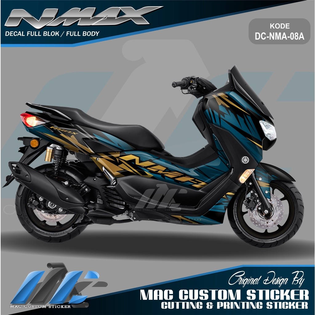 Decal Nmax 2020 2021 2022 New - Stiker Full Blok Nmax 2020-2022 - Stiker Nmax Full Body